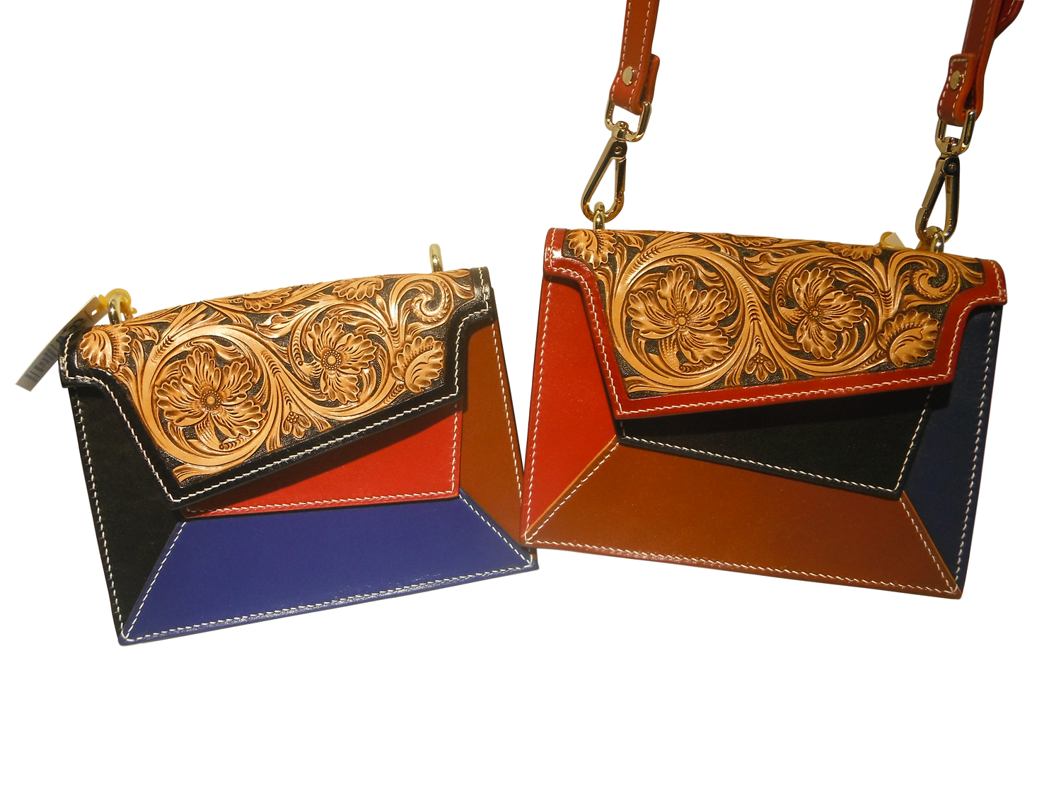 <p>Carved Leather Handbag</p>
