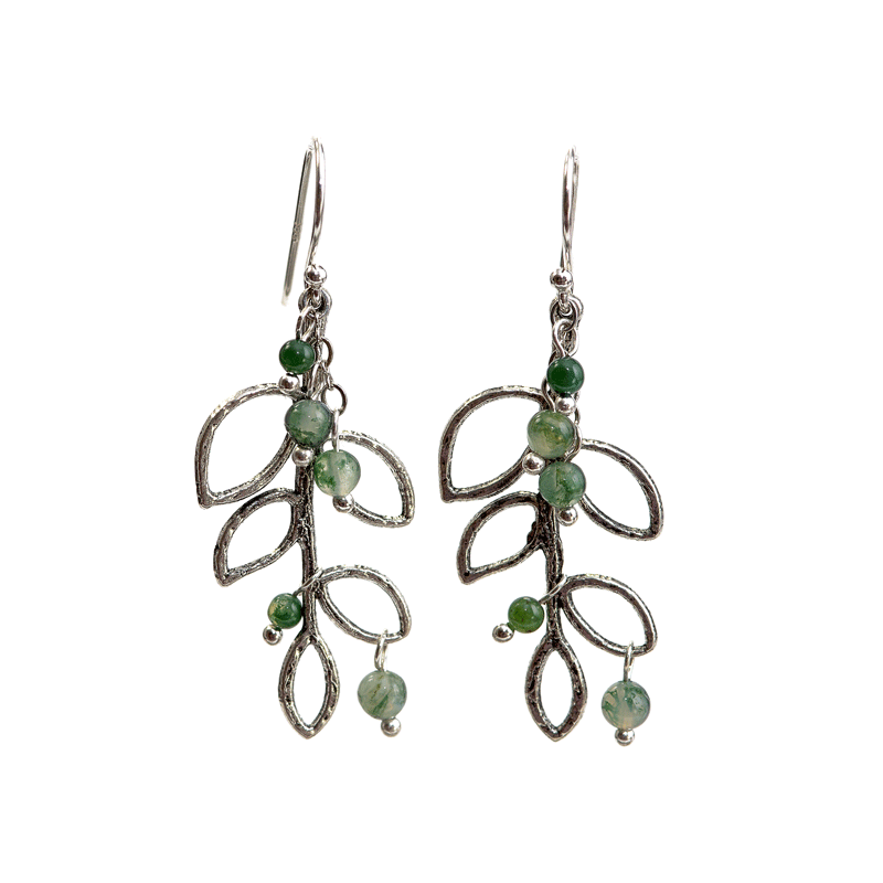 <p>Eden Olive Branch Earrings E222&nbsp;</p>