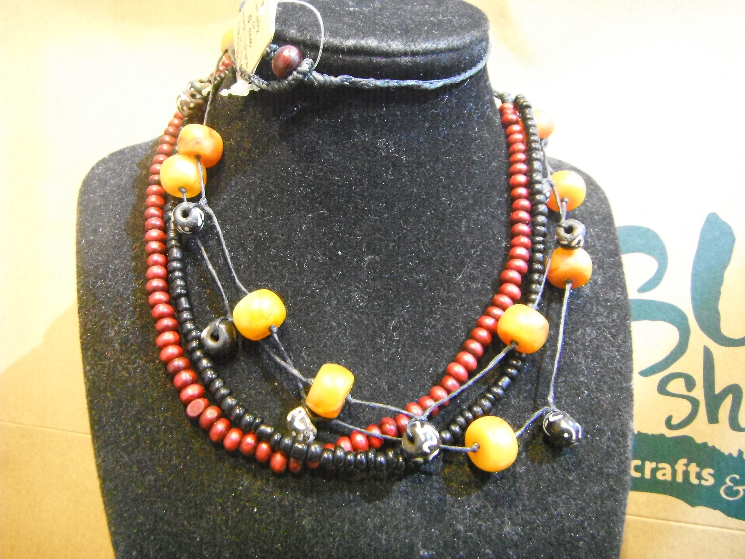 <p>Multi-thread Large Bead Necklaces&nbsp;</p>