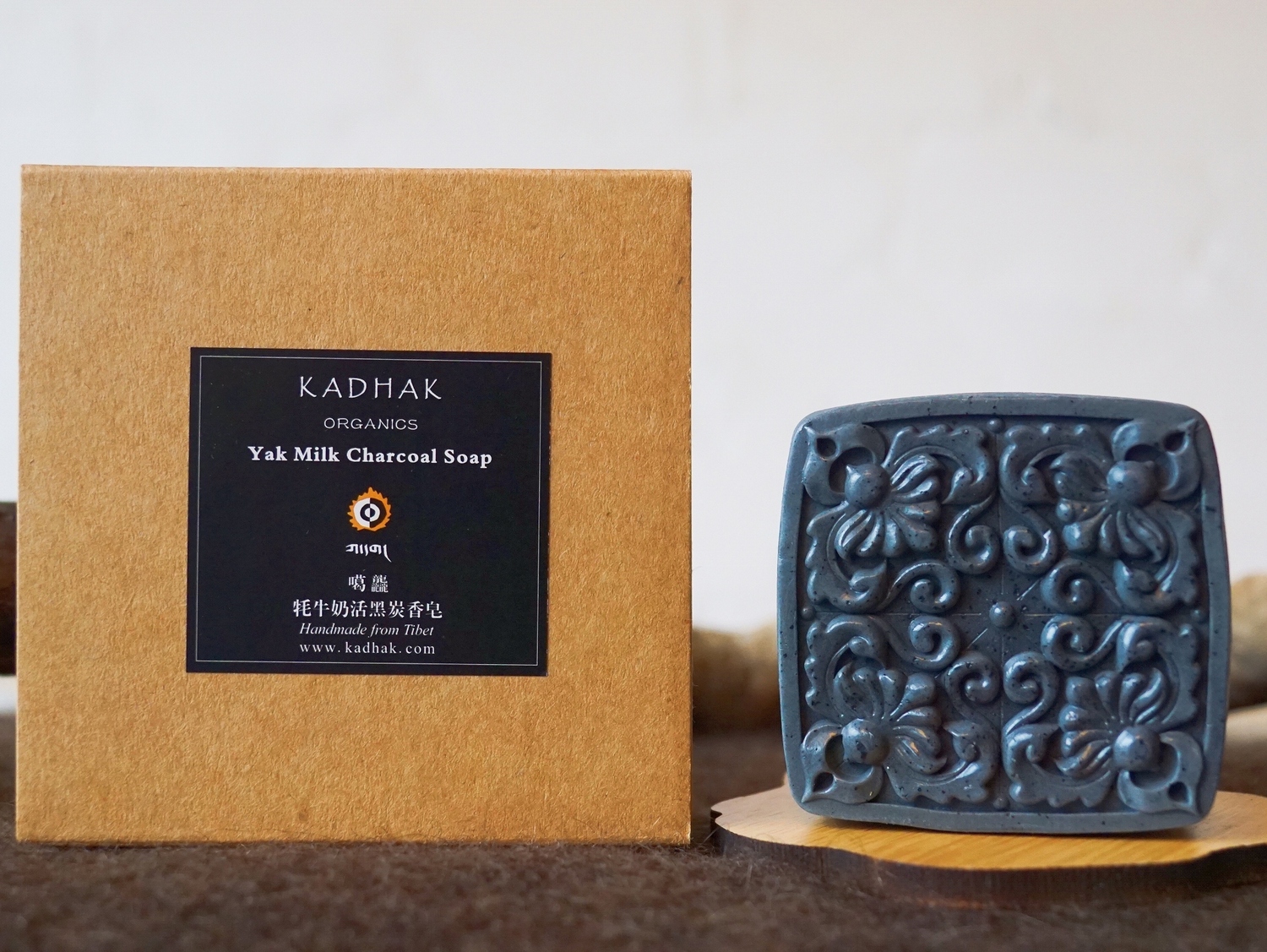 <p>Kadhak Charcoal Yak Milk Soap&nbsp;</p>